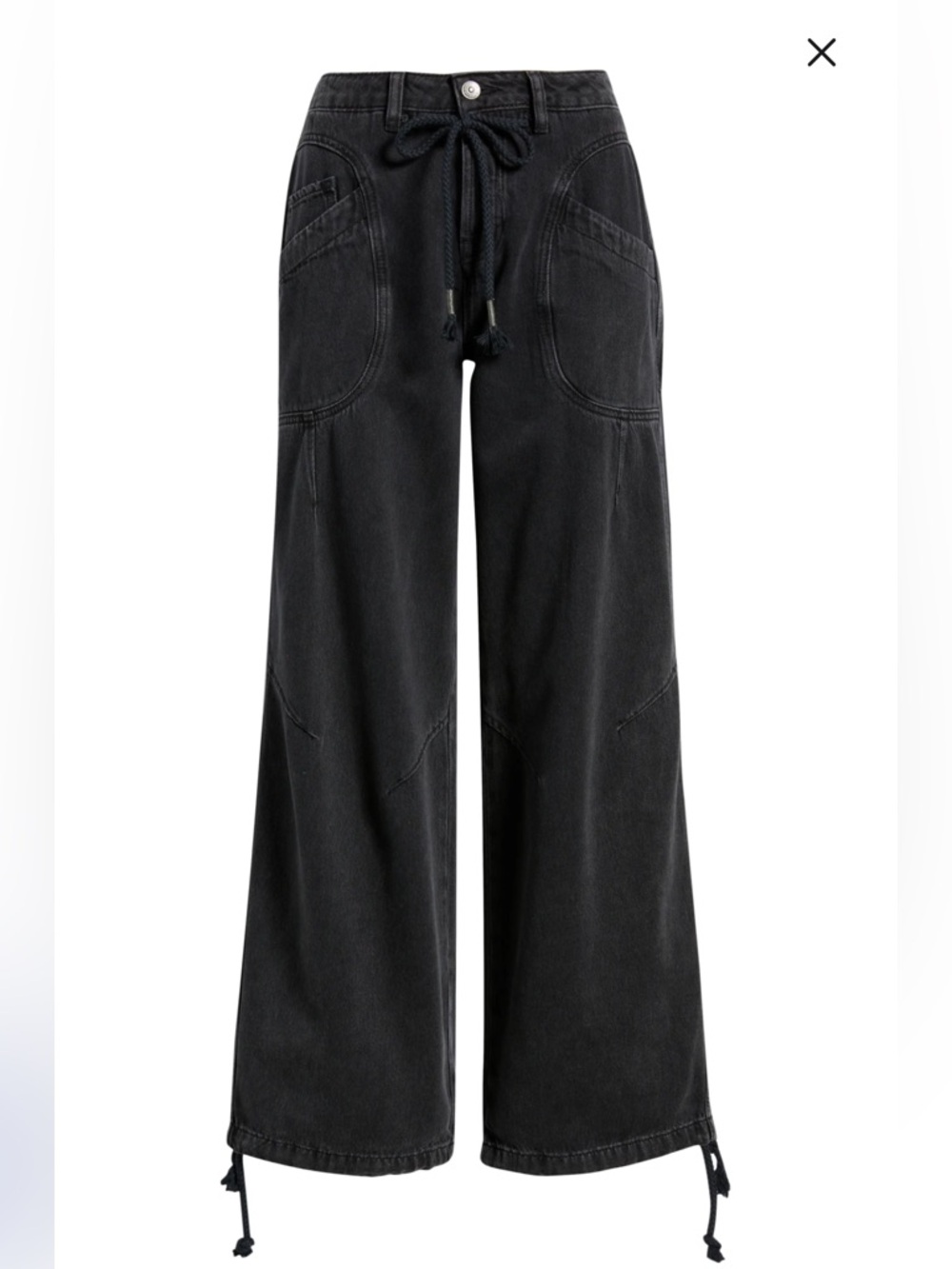 NWT FREE PEOPLE Love Language Wide Leg Jeans